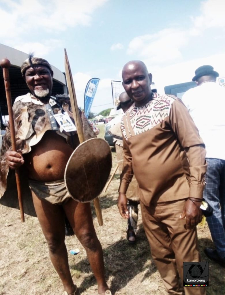 Intergenerational wisdom: Ndebele warrior is with Black Culture Hero, Develd Monyai